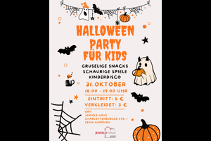 🎃 Halloween-Party für Kids im Jenfeld-Haus, 31.Oktober.2026 👻